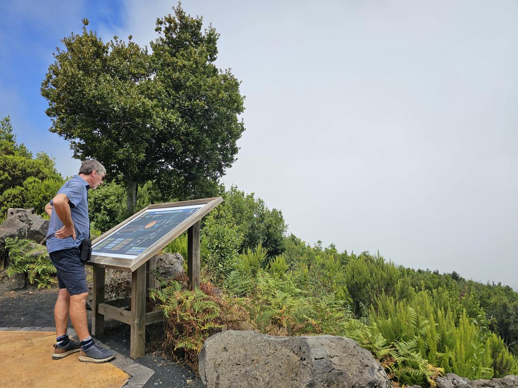 am Mirador Llano de los ventos im Osten