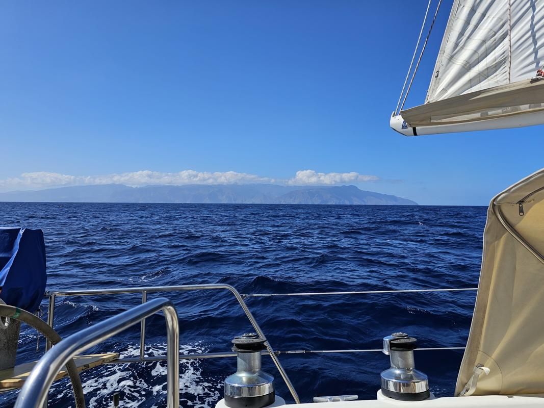 Blick auf La Gomera