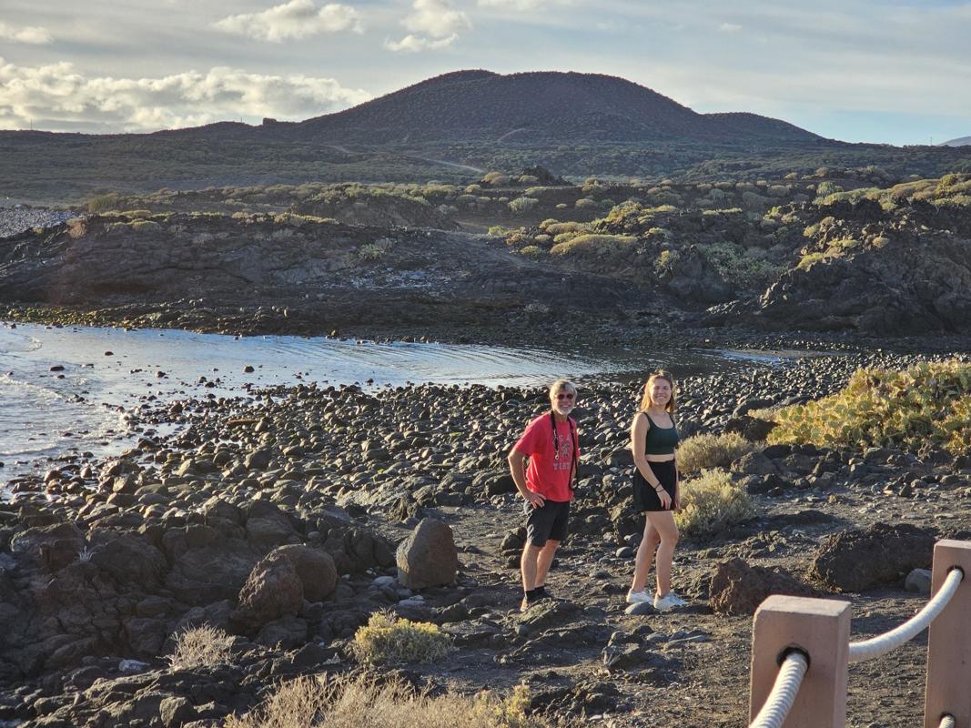 ausgiebige Abschiedsspaziergänge zu Dritt