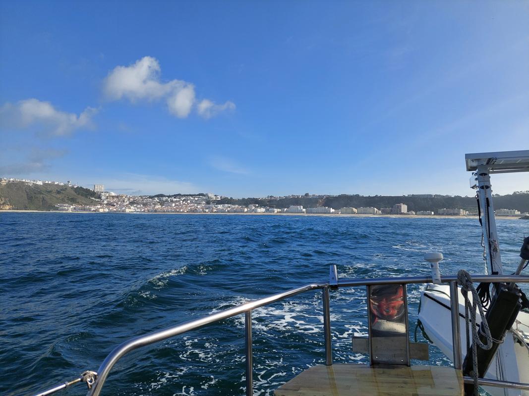an der Küste entlang von Nazaré nach Peniche