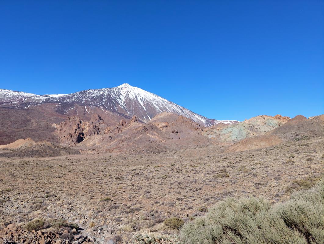 Teide mit Schneehaube