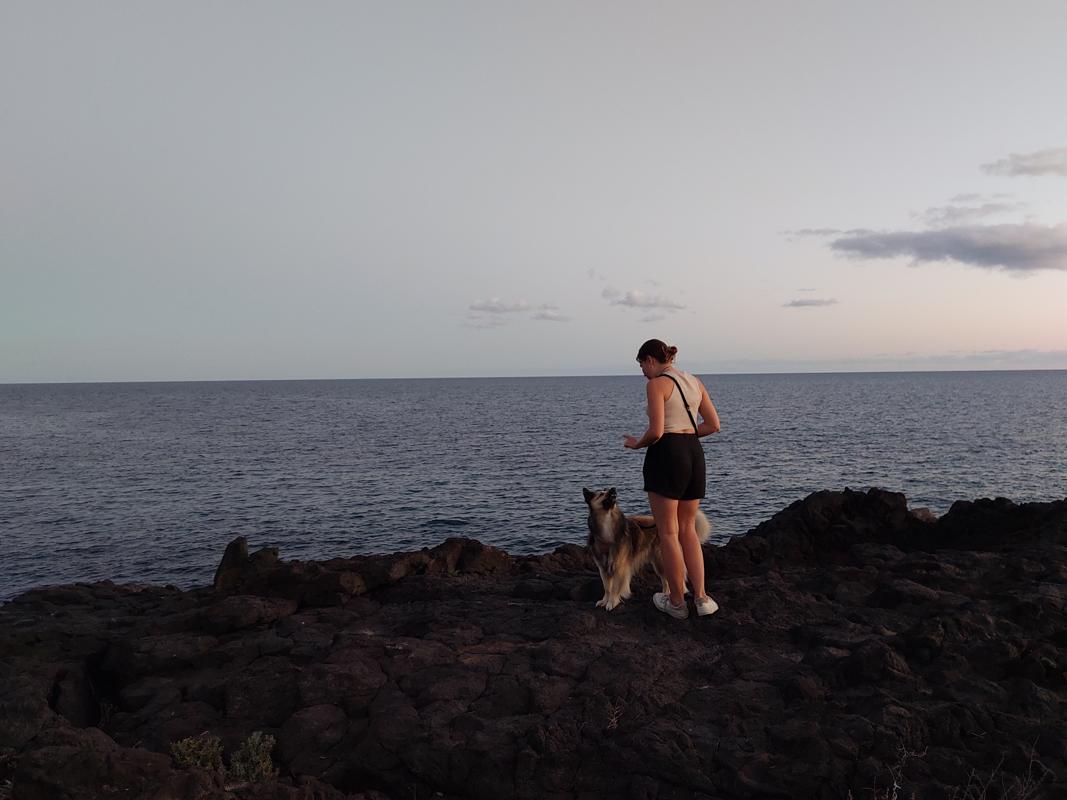 Talitha nutzt die Zeit, Lukas neue Kunststücke beizubringen.