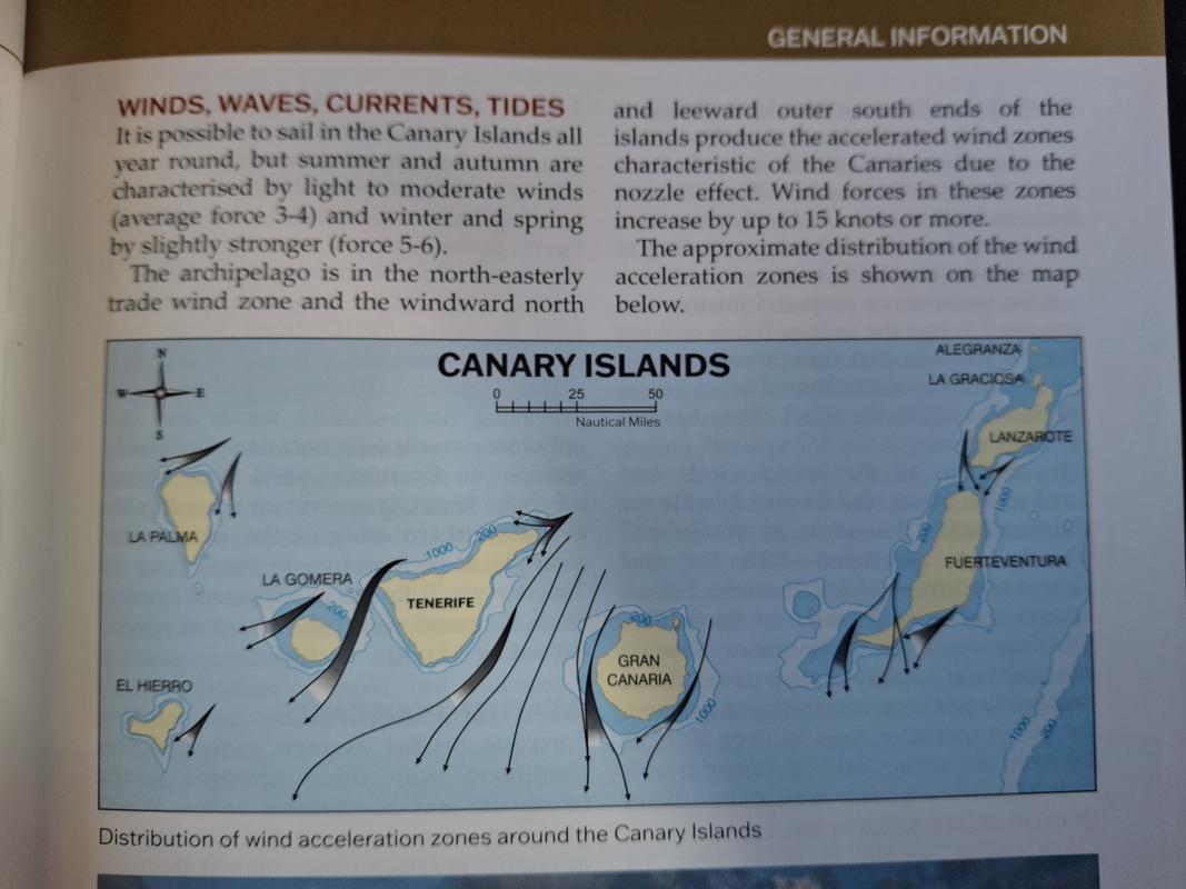 Ja, wir haben die Bedienungsanleitung zu den kanarischen Inseln gelesen. Der Wind kann 15kts oder mehr über den vorhergesagten Werten liegen.
