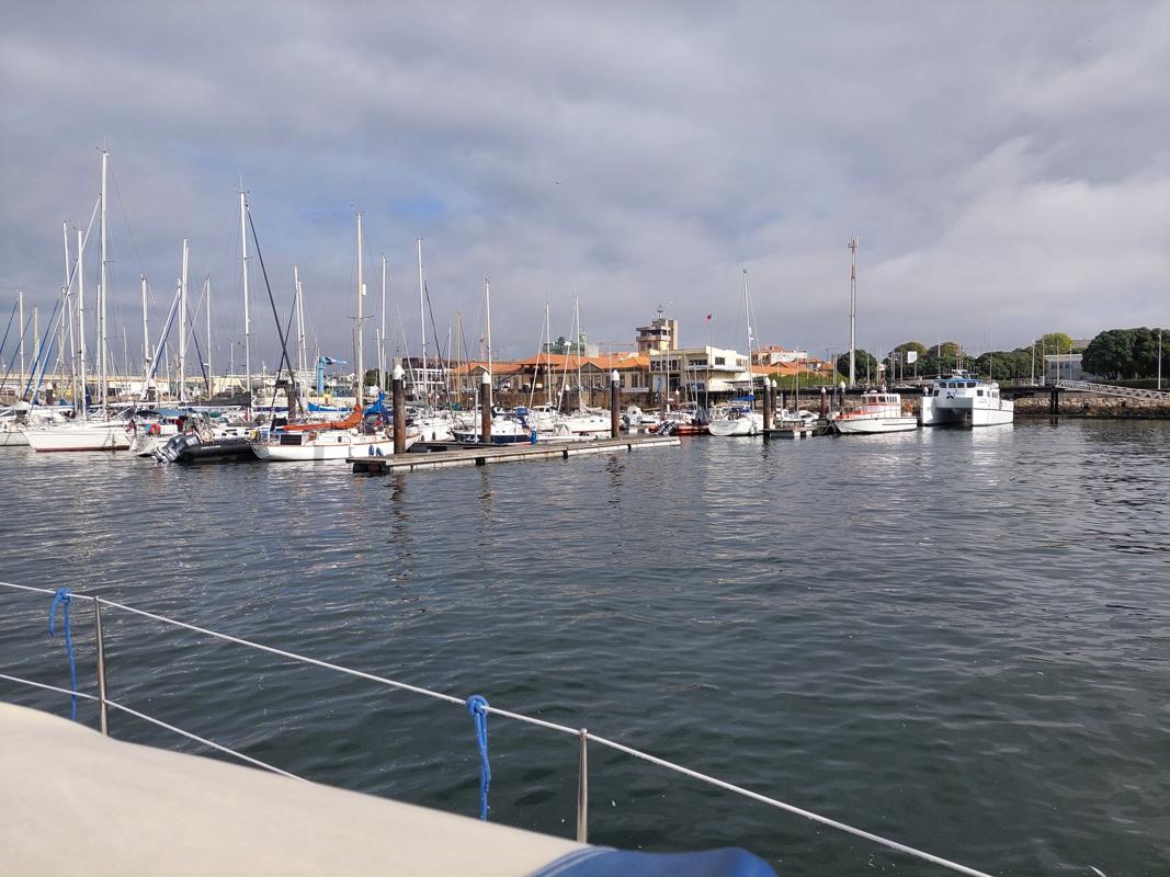 Der Hafen von Leixões zeigt sich von seiner freundlichen Seite.